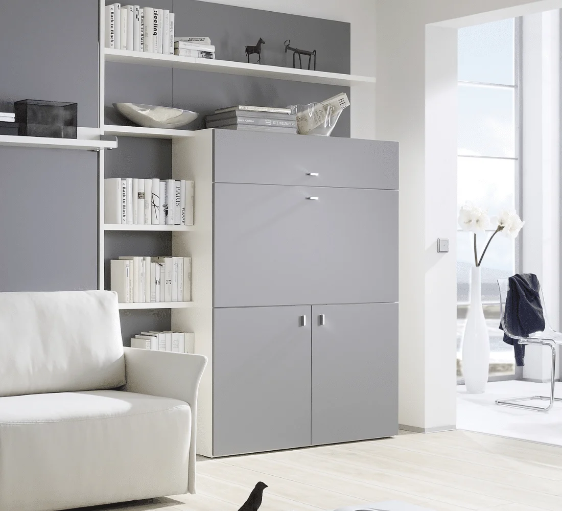Inklapbaar bureau space gesloten