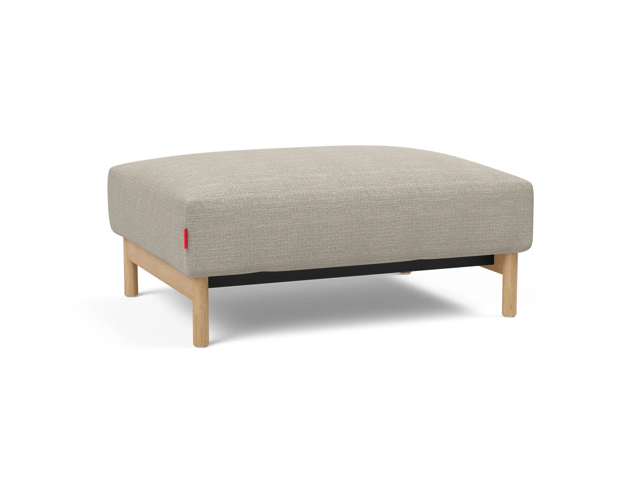 Poef Malloy Wood