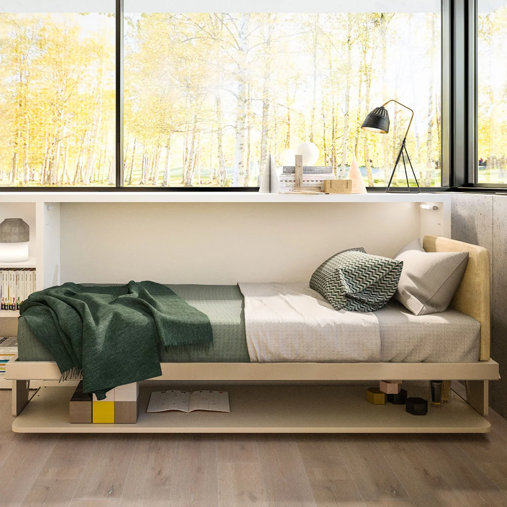 Rollaway bedside cabinet kali board open 1000x1000 1