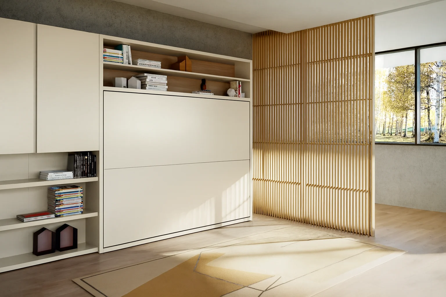 Rollaway bedside cabinet Circe