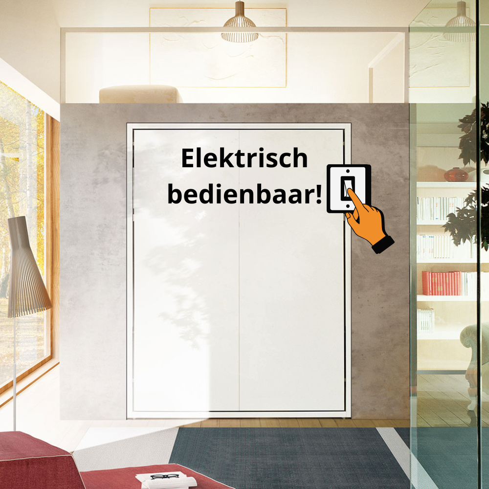 opklapbed bedkast elektrisch bedienbaar