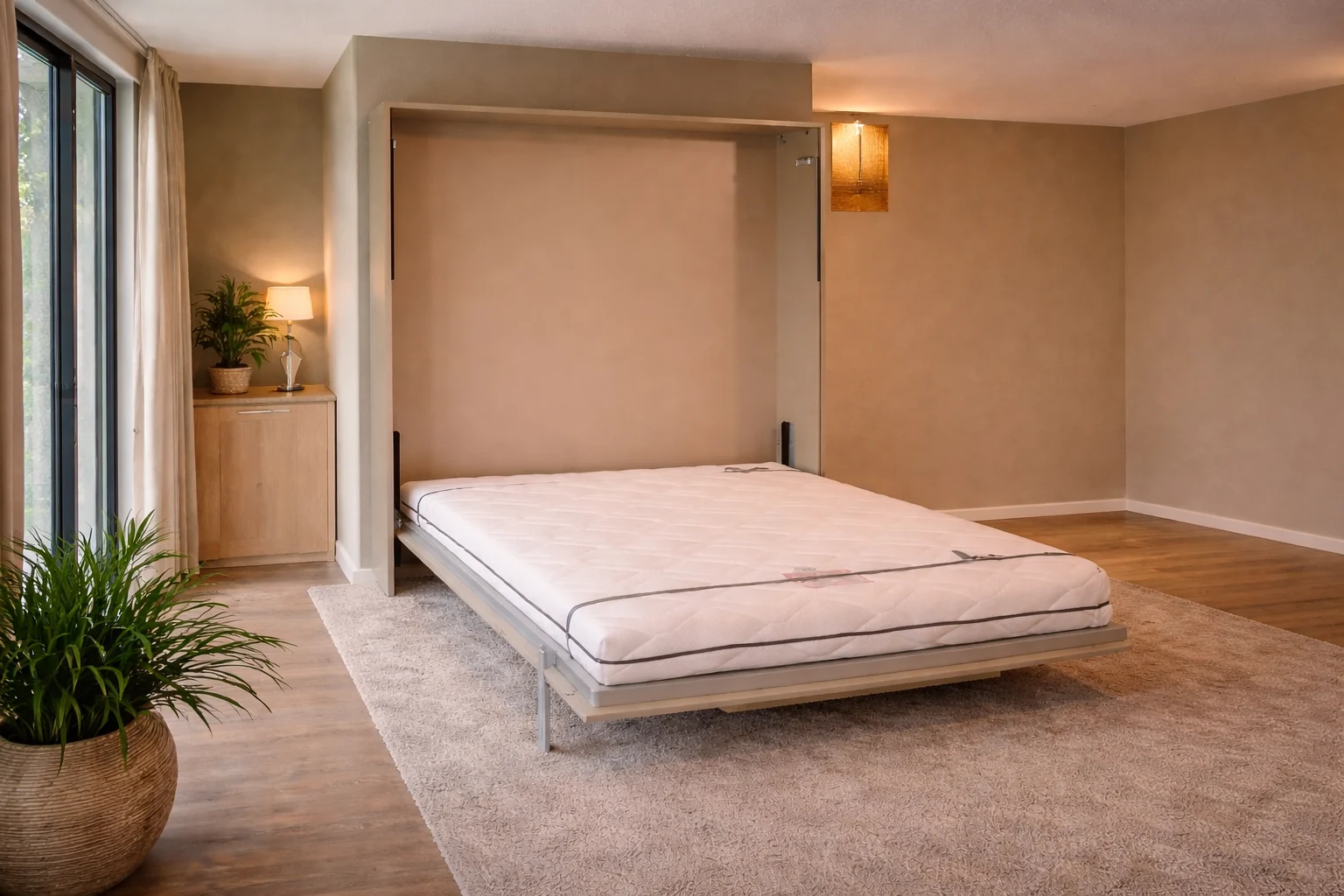 Rollaway bedside cabinet jolly open large