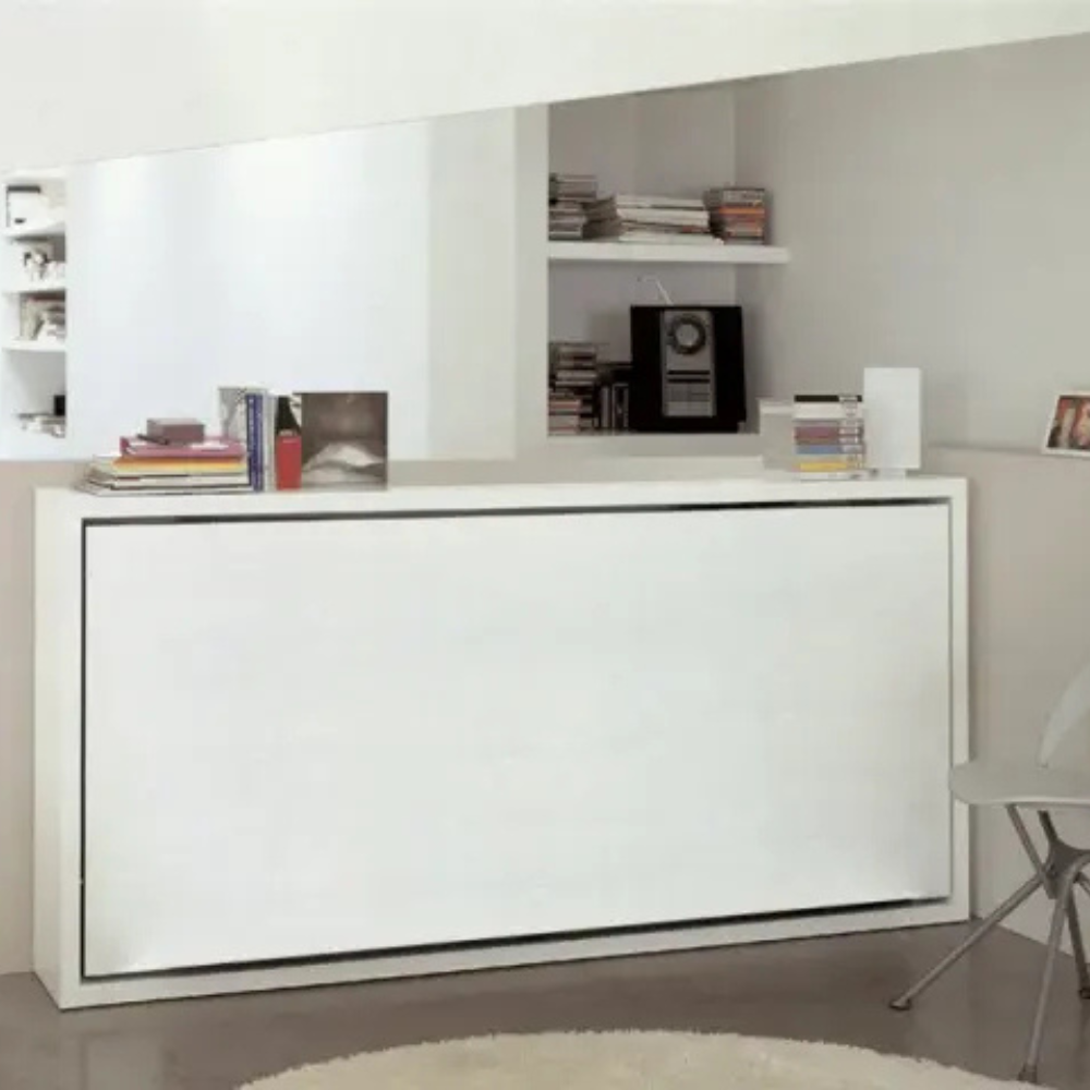 opklapbed bedkast Poppi is een strakke 1 persoons oplossing