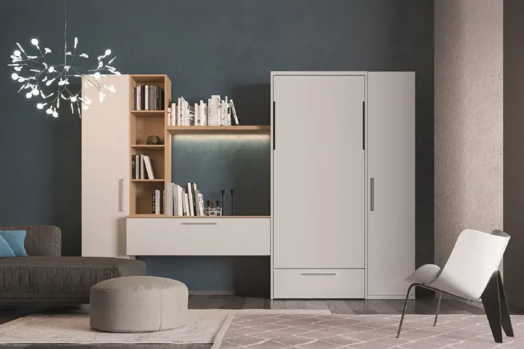 Opklapbed bedkast rapido met lade onderop