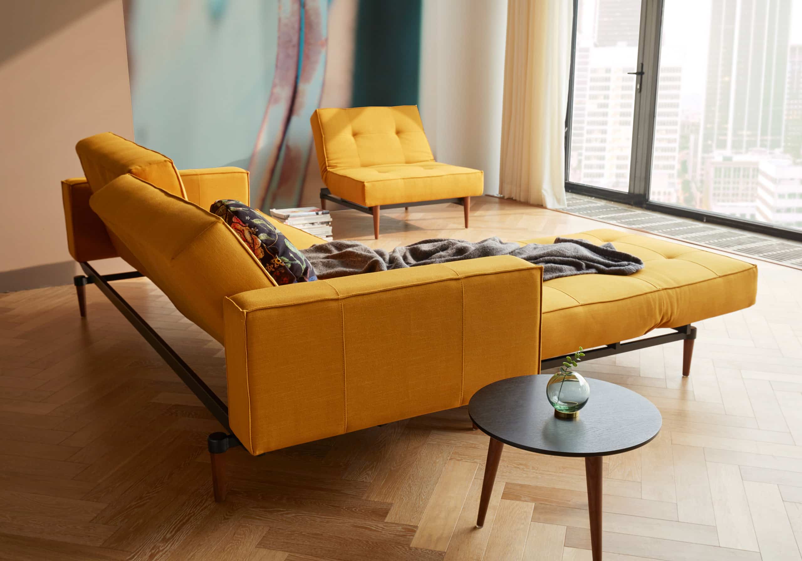 Innovation stoel Splitback Styletto Dark Wood - Afbeelding 5