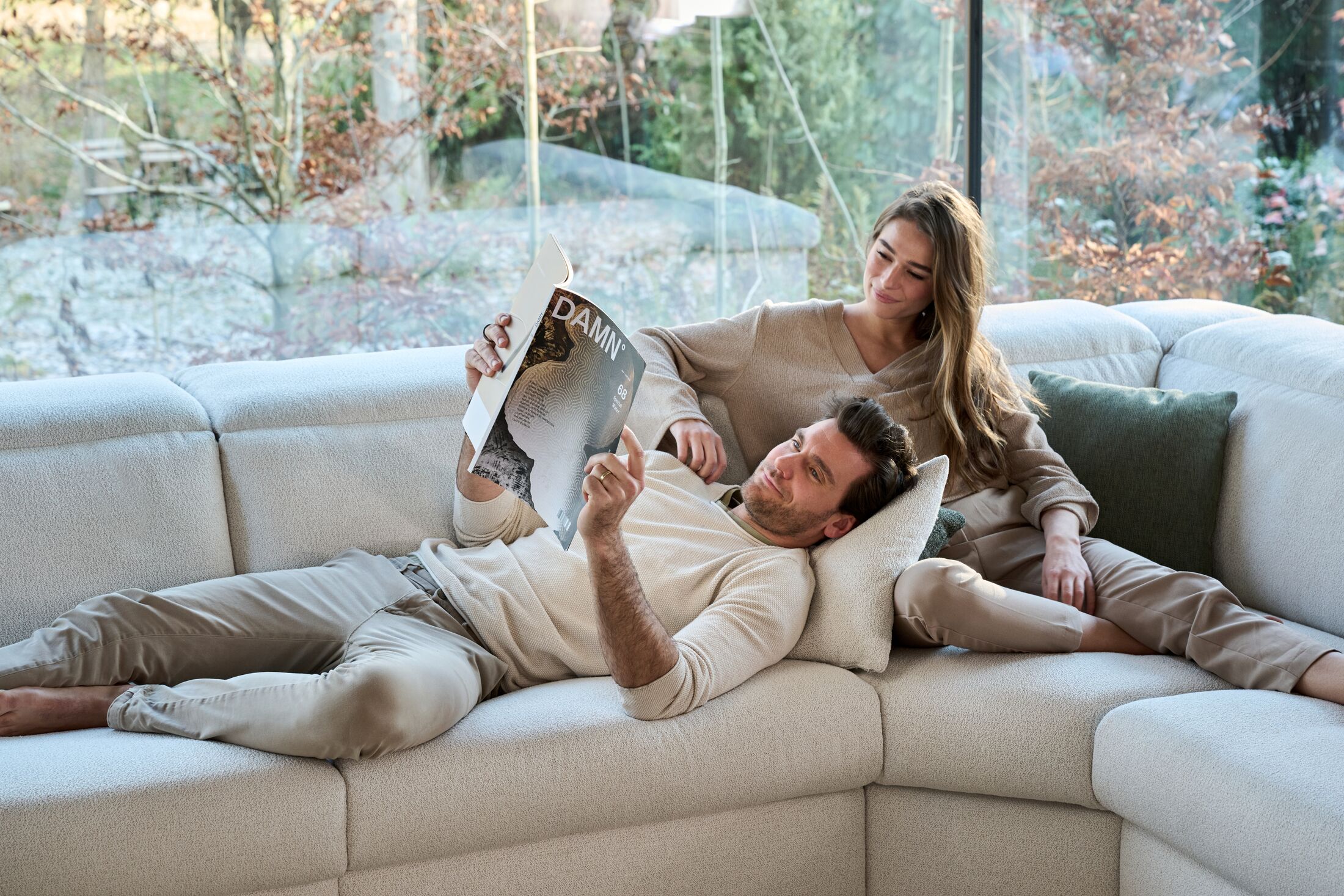 Comfortabele slaapbank voor ieder interieur