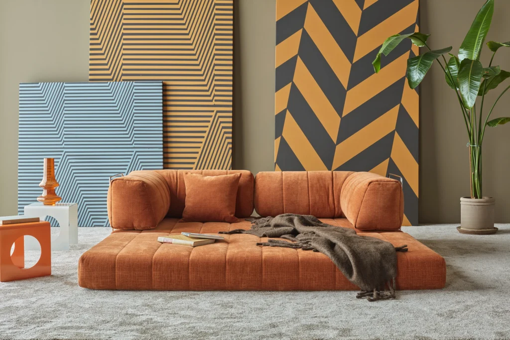 Cozypad sofa bed with arms 412 low e15