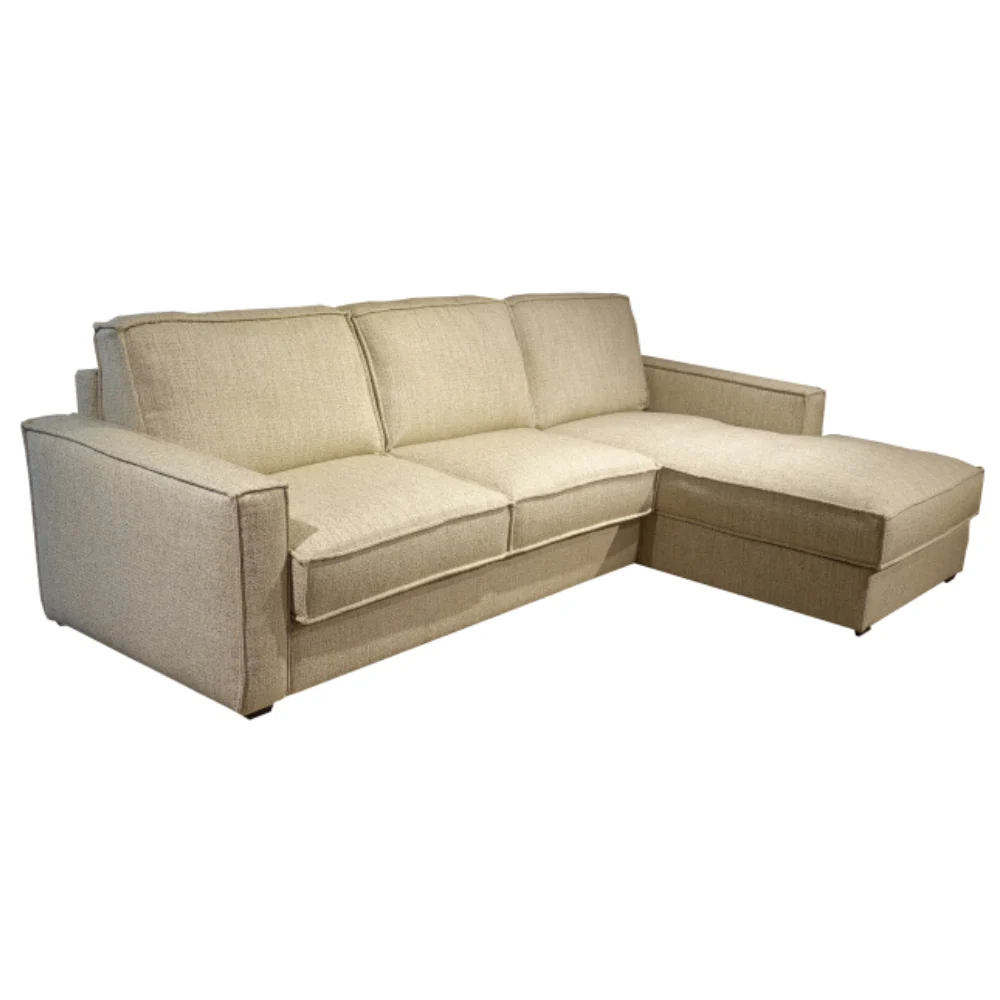 Corner sofa Morgan with longchair sits and lies wonderfully