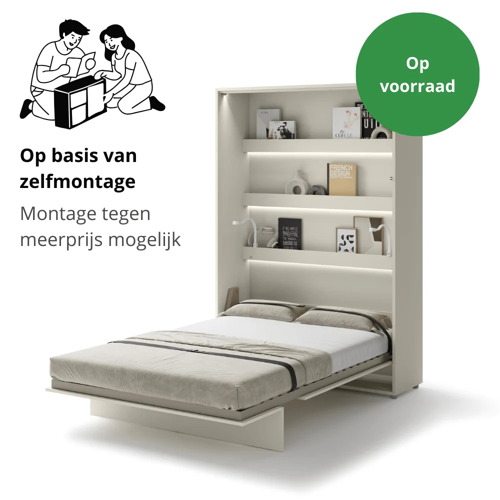 Stock model folding bed Deko 140 cashmere