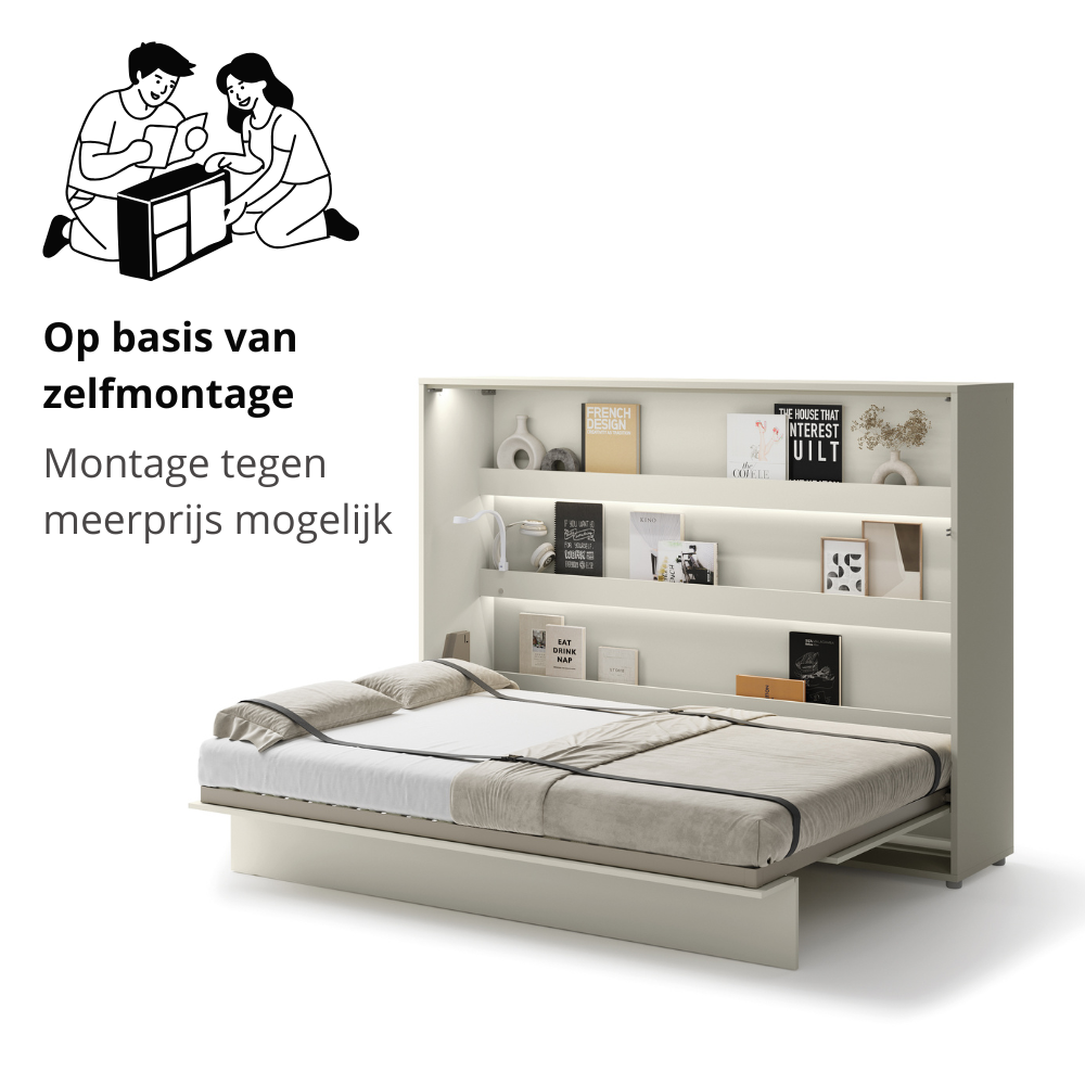 Rollaway bed Concept bed 140 horizontal