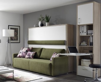 Wall bed Space Horizontal With Sofa 2