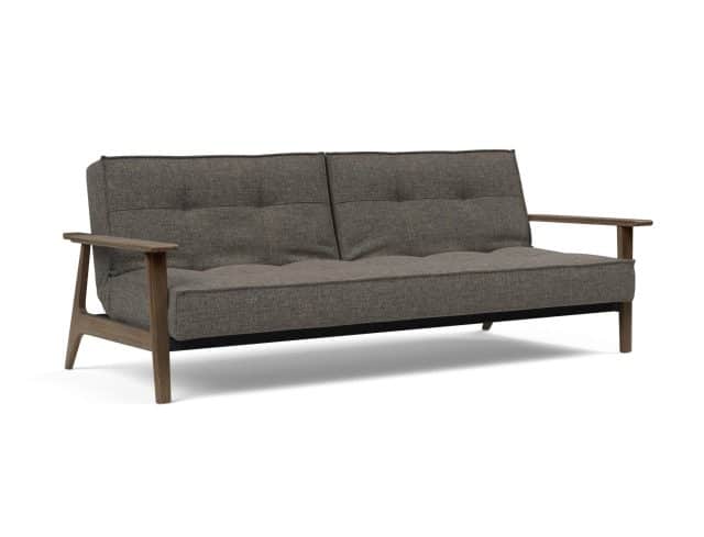 The beautiful Innovation sofa bed Splitback Frej Smoked Oak