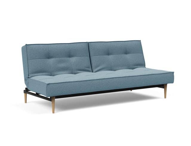 Splitback Styletto Sofa Bed Light Wood 525 P2 Web